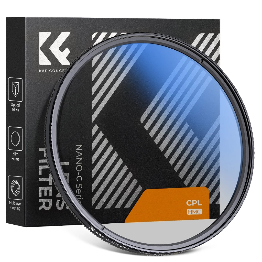 K & F Bộ Lọc Kính Phân Cực Tròn Siêu Mỏng Phủ Nhiều Lớp | BigBuy360 - bigbuy360.vn
