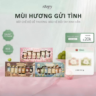 [Hộp quà cao cấp] Roopy Hộp quà hợp tác giới hạn Gấu Bơ / Sanrio | Hương thơm pha chế riêng từ thành phần tự nhiên | Bộ sưu tập dưỡng da tay và móng thơm | Quà tặng sinh nhật / Valentine / 8/3 / Lễ Tết / Tốt nghiệp dành cho cả nam và nữ