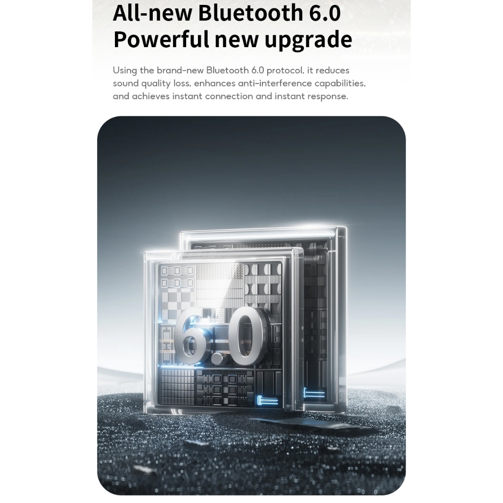 Tai nghe không dây AOC ACT-1531 Tai nghe Bluetooth 6.0 360 Âm thanh vòm không gian Màng tùy chỉnh Tai nghe chơi game có độ trễ thấp 20H Thời gian chơi Điều khiển cảm ứng iOS Android | BigBuy360 - bigbuy360.vn
