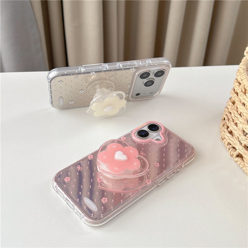 IPhone 17 Pro max Vỏ điện thoại hình nơ phát hiện giống như gương TPU materia IMD