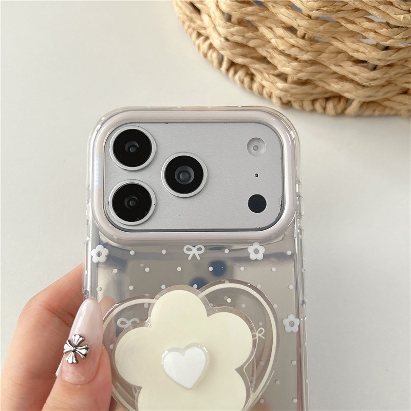 IPhone 17 Pro max Vỏ điện thoại hình nơ phát hiện giống như gương TPU materia IMD