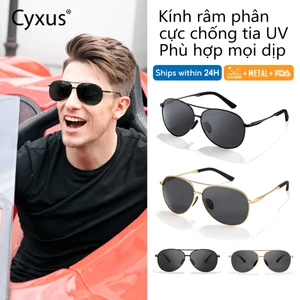 Cyxus Kính râm phân cực | Kính mắt thời trang | Kính râm chống tia UV | Thiết kế cầu kính đôi thời trang | Thích hợp cho lái xe và đi bộ đường dài 1489
