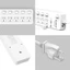ORICO Surge Protector Power Strip 5 US Ổ cắm riêng rẽ Công tắc 2 cổng sạc USB Dây nối dài gắn tường Quá tải Dải nguồn chống sét cho máy tính xách tay Điện thoại Văn phòng tại nhà