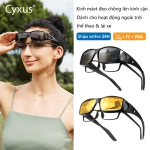 Cyxus Fit Over Kính Mát Dành Xung Quanh Thể Thao Lái Xe Kính Đeo Theo toa Kính Phân Cực 100% UV400 Kính Bảo Vệ Unisex 1304