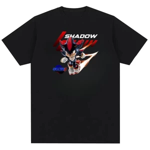 Sonic the Hedgehog 3- Hedgehog Shadow "This Ends Now" Áo thun Cotton thời trang trung tính