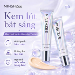 Kem cảm giác nhẹ nhàng tông màu da sáng, kem che khuyết điểm, dưỡng ẩm, tạo trang điểm đế hoàn hảo