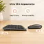 Meetion C9994 Ban phim chuot khong day sieu mong Full Size sac USB-C 4 DPI cho Windows Mac
