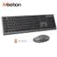 Meetion C9994 Ban phim chuot khong day sieu mong Full Size sac USB-C 4 DPI cho Windows Mac