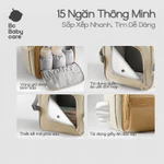 【Giao Hàng Nội Địa】Túi đựng tã Bc Babycare Ba lô Túi đựng tã lót không thấm nước có túi cách nhiệt Dây đeo xe đẩy mẹ — ảnh 4