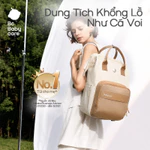 【Giao Hàng Nội Địa】Túi đựng tã Bc Babycare Ba lô Túi đựng tã lót không thấm nước có túi cách nhiệt Dây đeo xe đẩy mẹ — ảnh 2