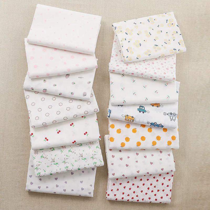 Vải Hoạt Hình In Hoa Cho Bé - Khăn Gạc & Bộ Đồ Ngủ YHW300350