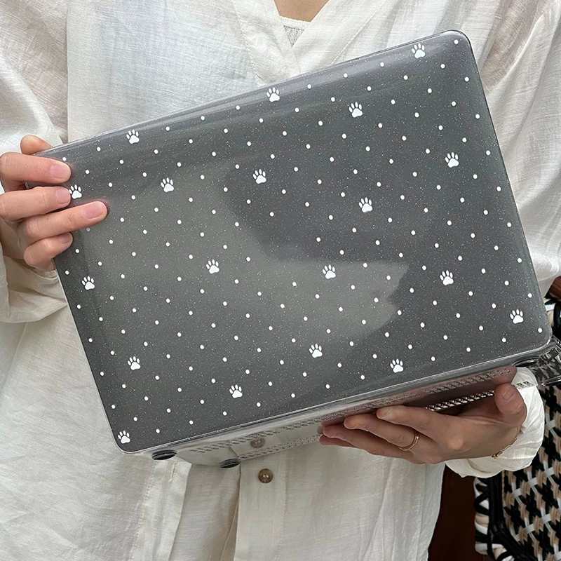 Ốp In Chấm & Chân Cho 2026 Macbook Neo 13 Inch A3404 Pro M5 A3434 A3428 Air 13,6 Inch M5 A3449 Air15 Air 13 Inch M4 A3240 M3 A3113 Air M1 A2337 Pro13.3 M1 M2 A2338 Air13 A466