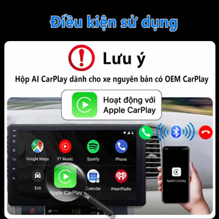 Carlinkit TBOX Carplay Android Auto Ai Box (8 + 128g) Android13.0 Apple CarPlay / Android Auto cho ô tô Qualcomm Snapdragon 6225 8 nhân