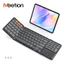 Meetion K9552 Ban phim Bluetooth gap duoc co touchpad va ban phim so Phim keo cat ket noi 3 thiet bi cho di du lich