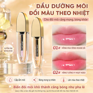 Tinh chất môi đổi màu Dưỡng ẩm sâu dưới dầu, giảm nếp nhăn môi, tạo ra môi Toot sáng bóng