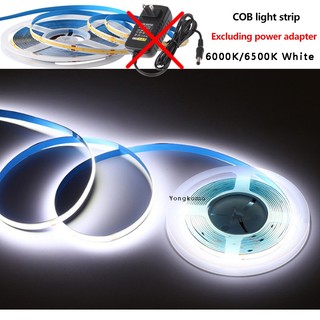 Đèn LED dải COB 12V 24V 10M 5M 480LEDs / M RA 90 Băng LED linh hoạt mật độ cao 3000K 4000K 6000K Trang trí phòng bếp 8mm