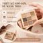 Bảng Phấn Mắt Trái Đất Mờ Chín Màu-Màu Đất Khỏa Thân Tự Nhiên, Giữ Trang Điểm Không Dễ Tháo Trang Điểm