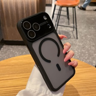Sạc Không Dây Da Sensation Khung Silicon Trong Suốt Acrylic Điện Thoại Cho iPhone 17Promax 17Pro 13 14 15 16 Pro Max Chống Sốc Nam Nữ Vỏ Di Động