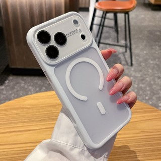 Sạc Không Dây Da Sensation Khung Silicon Trong Suốt Acrylic Điện Thoại Cho iPhone 17Promax 17Pro 13 14 15 16 Pro Max Chống Sốc Nam Nữ Vỏ Di Động