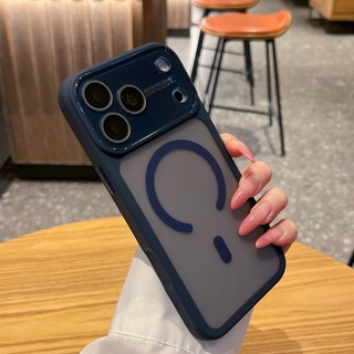 Sạc Không Dây Da Sensation Khung Silicon Trong Suốt Acrylic Điện Thoại Cho iPhone 17Promax 17Pro 13 14 15 16 Pro Max Chống Sốc Nam Nữ Vỏ Di Động