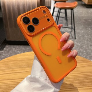 Sạc Không Dây Da Sensation Khung Silicon Trong Suốt Acrylic Điện Thoại Cho iPhone 17Promax 17Pro 13 14 15 16 Pro Max Chống Sốc Nam Nữ Vỏ Di Động