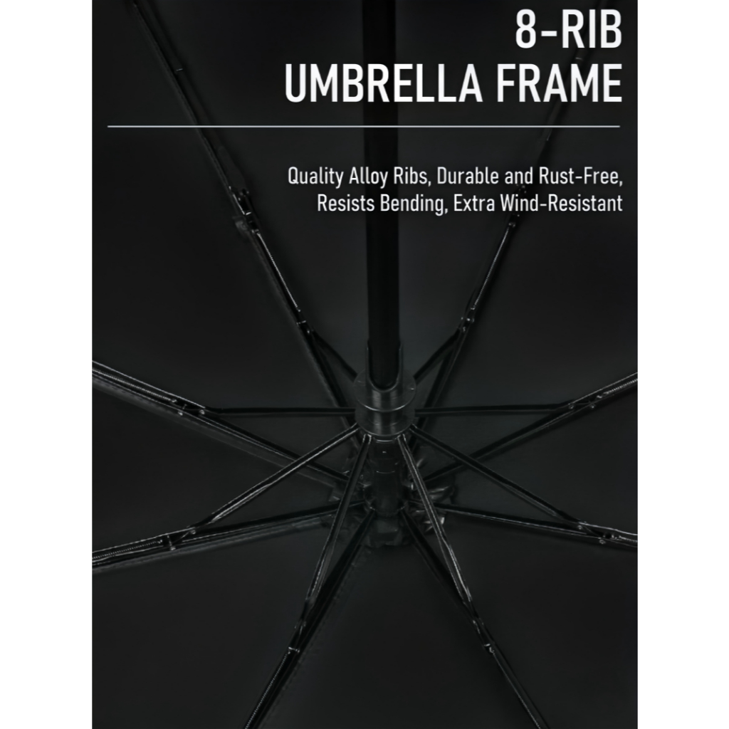RAINPIX Hướng dẫn sử dụng / Tự động di động có thể gập lại Phong cách UV Umbrella 10-Bone UPF50 + Nhiều kiểu màu có sẵn