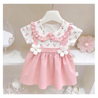 Váy bé gái MuyoNowo - Thiết kế in hình sành điệu để mặc thoải mái - Hoàn hảo cho mọi dịp