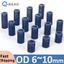 Đường kính ngoài 6 / 8 / 10mm Màu xanh Nén lò xo Khuôn lò xo Tải trọng nhẹ Xoắn ốc Dập nén Khuôn lò xo Chiều dài 20-125mm