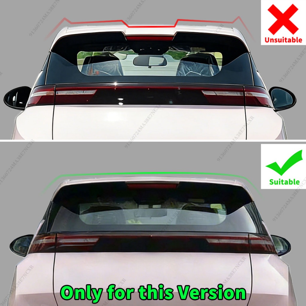 Air Deflector Boot Lip Cho BYD Seagull Atto 1 Dolphin Mini Dolphin Surf 2022 2023 2024 2025 Phía Sau Cánh lướt gió Cánh sửa đổi các bộ phận điều chỉnh Phụ kiện