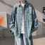 Áo sơ mi nam dài tay công sở màu đen được kiểm tra Áo sơ mi Cotton kẻ sọc Oversize thông thường