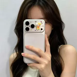 Miếng dán ống kính iPhone 17 Pro Max 17 Pro 3D nổi hoạt hình DIY che toàn bộ mặt lưng phong cách ins chống trầy xước chống va đập