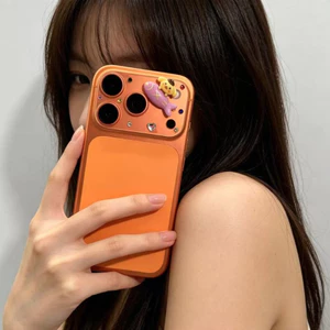 Dán ống kính iPhone 17 Pro Max 17 Pro 3D hoạt hình nổi DIY phong cách ins che toàn bộ chống trầy xước bền bỉ