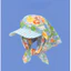 Mũ khăn nữ thời trang vintage in hoa phối màu cotton chống nắng dễ thương thời trang nam nữ nón lưỡi trai