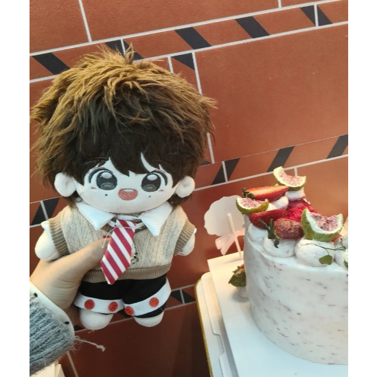 20cm Quần Áo Trẻ Em Cotton Quần Áo Cho Bé Ichiban Đẹp Trai Đứng Quần Áo Búp Bê Thay Thế Thuộc Tính Búp Bê Phù Hợp Với Đại Học