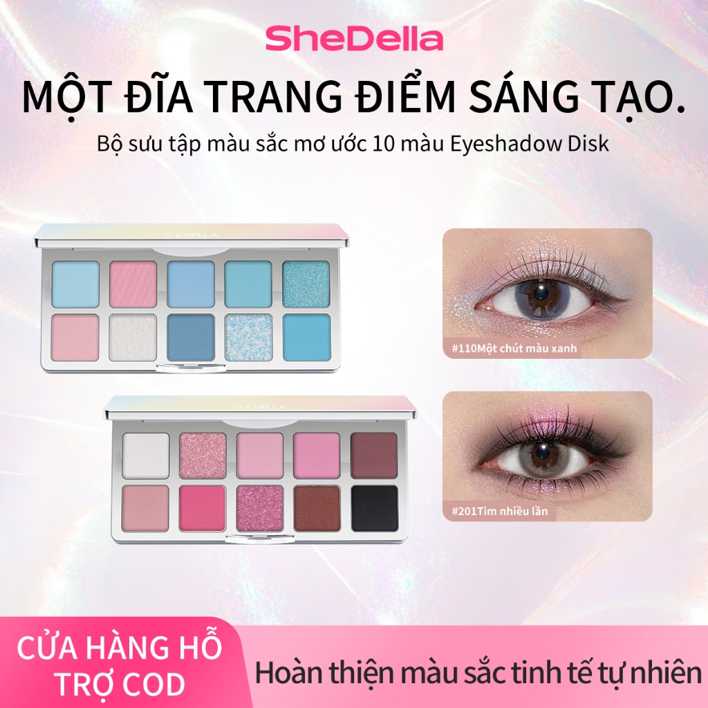 Bảng Mắt 10 Màu Tone Hồng Matte Nhũ Chống Thấm Nước Lâu Trôi Mỹ Phẩm 10g | BigBuy360 - bigbuy360.vn