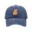 Vintage Capybara Với Lá Ăn Xanh Của Bạn Mũ Bóng Chày Unisex Đau Khổ Rửa Bố Nón Ngộ nghĩnh Capybara Mũ Thời Trang