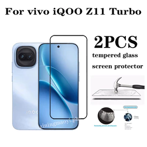 2 Gói Kính Cường Lực Bảo Vệ Màn Hình Thích Hợp Cho vivo iQOO Z11 Turbo 11X Z11, HD Chống Trầy Xước Bảo Vệ Điện Thoại Toàn Điện Thoại