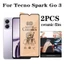 2 Chiếc Màng Gốm Cho Tecno Spark Go3 GO2 GO1 GO 2025 2024 Bên Bảo Vệ Quyền Riêng Tư Gốm composite Bảo Vệ Màn Hình Điện Thoại