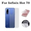 Phim gốm riêng tư 3 trong 1 cho Infinix Hot 70 Tấm bảo vệ màn hình cho Infinix Hot 60 60i 50 50i Phim gốm riêng tư + Phim mặt sau + Bảo vệ ống kính máy ảnh