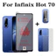 Phim gốm riêng tư 3 trong 1 cho Infinix Hot 70 Tấm bảo vệ màn hình cho Infinix Hot 60 60i 50 50i Phim gốm riêng tư + Phim mặt sau + Bảo vệ ống kính máy ảnh