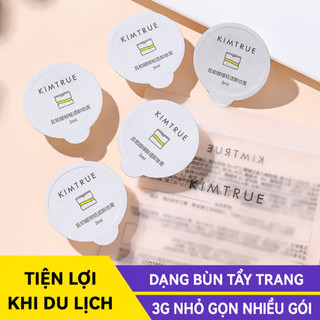 KIMTRUE Dầu Tẩy Trang Dạng Kem Mini 3g Kích Thước Du Lịch Bùn Khoai Tây Tẩy Trang Nhẹ Nhàng Làm Sạch Sâu Lỗ Chân Lông
