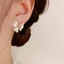 Bông Tai Nơ Zircon Vẽ Nhẹ Nhàng Sang Trọng Phù Hợp Với Bông Tai Thời Trang Hàn Quốc Bông Tai Ngọt Ngào Nữ