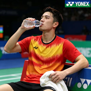 Áo sơ mi tập cầu lông YONEX, áo sơ mi ngắn tay thoáng khí thể thao khô nhanh cho nam và nữ