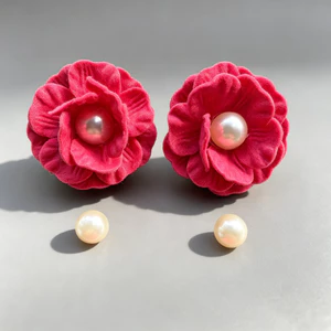 4 Nữ Bé Gái Tắc Sandal Giày DIY Quyến Rũ Phong Cách Dễ Thương Hoa Hồng Ngọc Trai Mặt Dây Chuyền Nút Lỗ Giày Trang Trí Bộ Phụ Kiện Quà Tặng