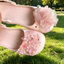 Phong Cách Thời Trang Hoa Hồng Họa Tiết Giày Quyến Rũ 6 Chiếc Sandal Nữ Trang Trí Nút DIY Phụ Kiện Giày Bộ