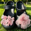 Phong Cách Dễ Thương Ngọc Trai Đá Quý Sandal Giày Quyến Rũ Ngọt Ngào Có Thể Tháo Rời Đồ Trang Trí Cho Bé Gái Dép