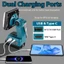Đèn LED cắm trại không dây di động có thể sạc lại 15W cho pin Makita 18V cho công trường cắm trại