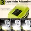 Dành cho pin Ryobi 18V 15W 2000LM Đèn LED không dây di động có thể sạc lại cho công trường và trường hợp khẩn cấp