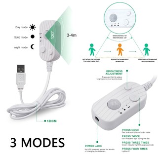 5V USB PIR Cảm biến chuyển động COB LED Strip Light 320LEDs / m Mật độ cao RA90 Chiếu sáng tuyến tính không chấm, Băng LED FOB linh hoạt màu trắng ấm áp cho phòng ngủ Tủ quần áo Đèn ngủ cầu thang