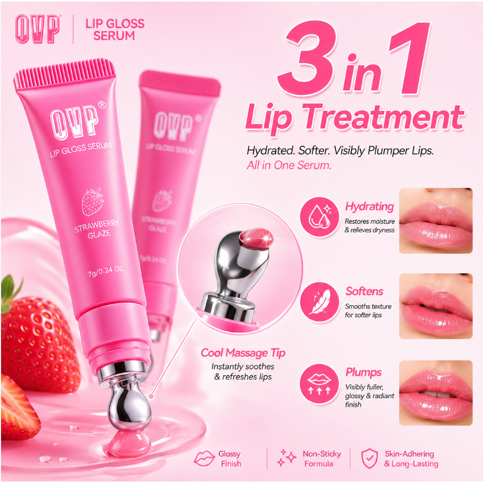 [XT] Tinh Chất Dưỡng Môi OVP Cấp Ẩm Chuyên Sâu Giảm Thâm Môi Căng Mọng Tự Nhiên Không Gây Bết Dính Dưỡng Môi Hồng Hào Cao Cấp